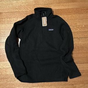 NWT Patagonia Better Sweater 1/4 zip, small